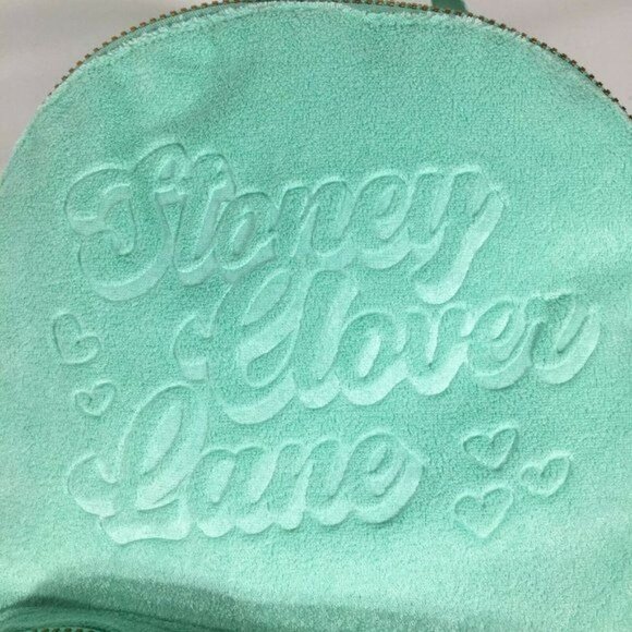 Stoney Clover Lane x Target Terry Cloth Embossed Backpack Light Green 15.75" - Picture 9 of 12